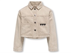 Kids ONLY twill jacket feather gray  
